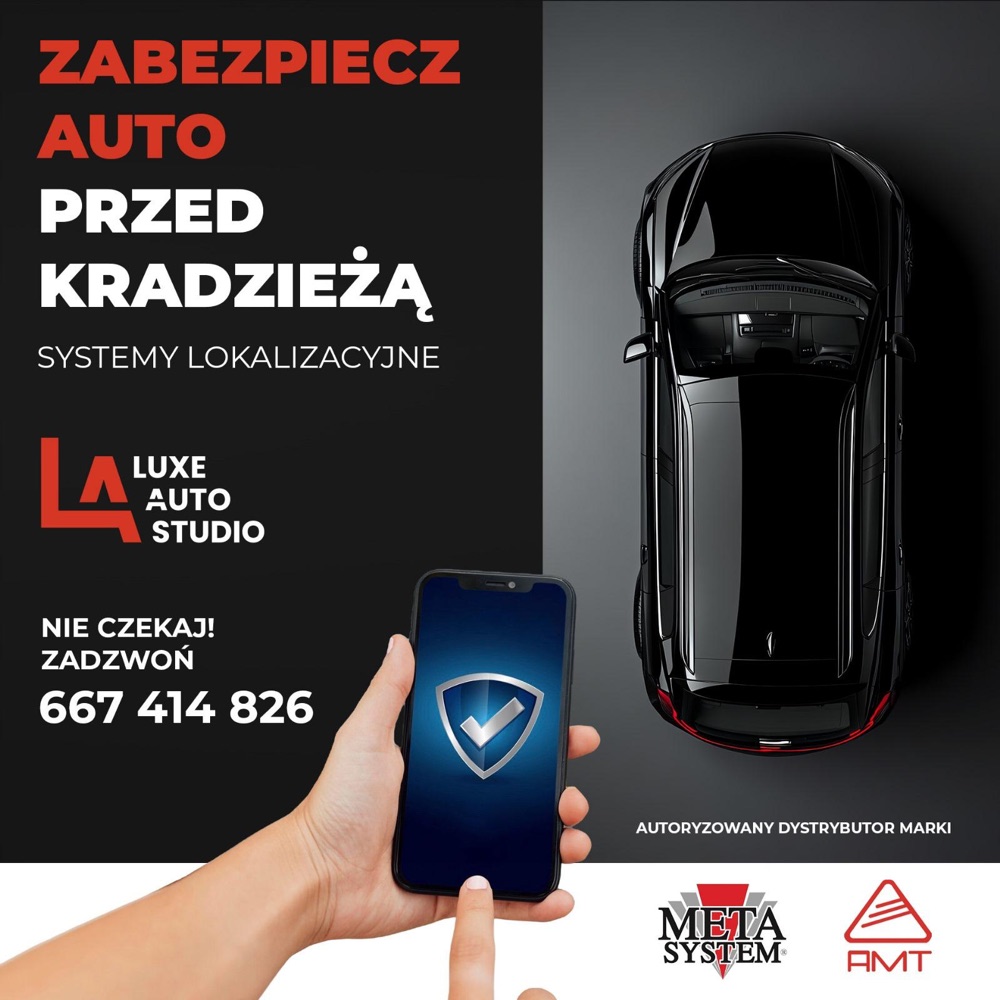 Zabezpiecz auto przed kradzieżą — systemy lokalizacyjne Luxe Auto Studio