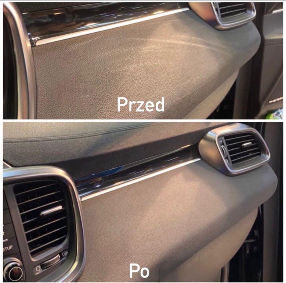 Zestawienie przed i po regeneracji kokpitu