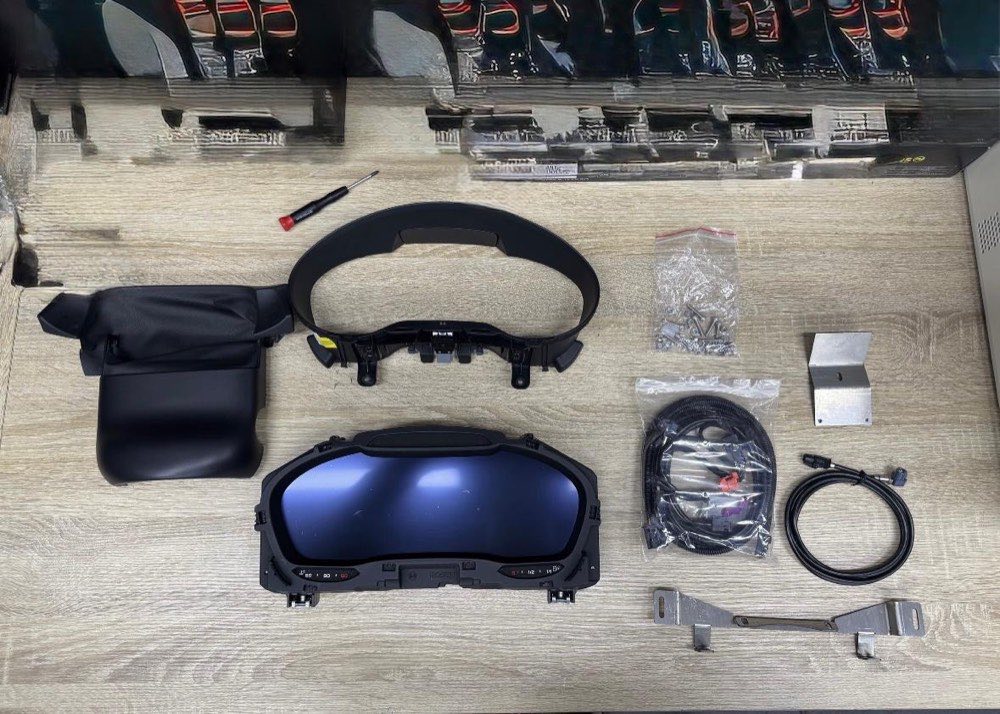 Zestaw do montażu cyfrowego zegara Virtual Cockpit w aucie VAG